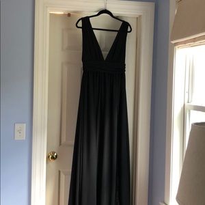 Black maxi dress